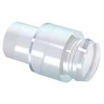 1265.2004 MENTOR, Rear Panel Mount LED Light Pipe, Clear Flat Lens