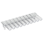 1271.2010 MENTOR, PCB Mounted 10-Way Right Angle LED Light Pipe, Clear Round Lens