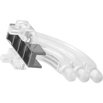 1276.1003 MENTOR, PCB Mounted 3-Way Right Angle LED Light Pipe, Tri-Level-Row Clear Dome Lens