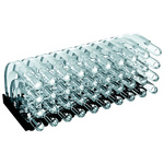 1279.1010 MENTOR, PCB Mounted 40-Way Right Angle LED Light Pipe, Quad-Level-Row Clear Dome Lens