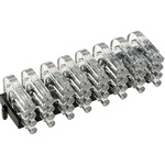 1296.1084 MENTOR, PCB Mounted 32-Way Right Angle LED Light Pipe, Quad-Level-Row Clear Dome Lens