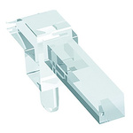 1271.2601 MENTOR, PCB Mounted Right Angle LED Light Pipe, Clear Square Lens
