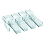 1271.2604 MENTOR, PCB Mounted 4-Way Right Angle LED Light Pipe, Clear Square Lens