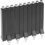 1272.0020 MENTOR, PCB Mounted 10-Way LED Light Pipe, Clear Round Lens