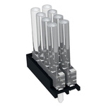 1296.7024 MENTOR, PCB Mounted 8-Way LED Light Pipe, Quad-Level-Row Clear Dome Lens
