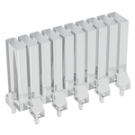 1274.2010 MENTOR, PCB Mounted 10-Way LED Light Pipe, Clear Rectangle Lens