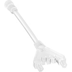 1294.2000 MENTOR, PCB Mounted Flexible LED Light Pipe, Clear Round Lens