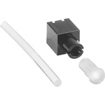 1316.8001 MENTOR, PCB Mounted Flexible LED Light Pipe, Clear Round Lens