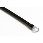 FLP25-10.0 Bivar, Panel Mount Flexible LED Light Pipe, Clear Round Lens