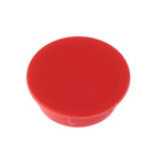 Sifam Potentiometer Knob Cap, 21mm Knob Diameter, Red, For Use With Collet Knob