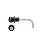 RHD-0900-1500-F9PD67PR Bivar, Panel Mount Right Angle LED Light Pipe, Diffused Round Lens