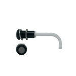 RHD-1100-1500-F9PS67PR Bivar, Panel Mount Right Angle LED Light Pipe, Smoke Round Lens