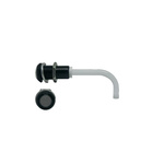 RHD-1100-3500-F9PS67PR Bivar, Panel Mount Right Angle LED Light Pipe, Smoke Round Lens