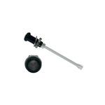 RHD-1640-F9PS67PR Bivar, Panel Mount Vertical LED Light Pipe, Smoke Round Lens