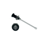 RHD-1640-F9PZ67PR Bivar, Panel Mount Vertical LED Light Pipe, Clear Round Lens