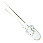 Broadcom HLMP-D155, 637 nm Red LED, 5mm (T-1 3/4) Round Through Hole package