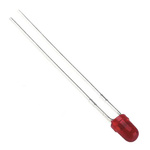 Broadcom1.6 V Red LED 3mm Through Hole, HLMP-K150