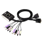 Aten 2 Port USB DVI KVM Switch - 3.5 mm Stereo