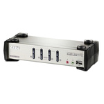 Aten 4 Port PS/2, USB VGA KVM Switch - 3.5 mm Stereo