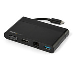 Startech USB-C Adapter with HDMI, VGA - 2 x USB ports