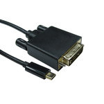 RS PRO USB C to DVI Adapter Cable, - 4K