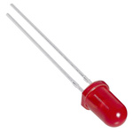 Ledtech3 V Red LED 5mm Through Hole, L4RR5000H1D1