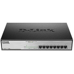 D-Link, 8 port Smart Ethernet Switch, Desktop PoE