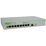 Allied Telesis, 9 port Unmanaged Ethernet Switch, Desktop, Rack Mount