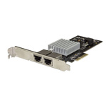Startech 2 Port PCIe Network Interface Card, 10 Gbps/5G/2.5G/1G/100 Mbps