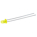 Ledtech2.1 V Yellow LED 3mm Through Hole, L03R3000G1EP4