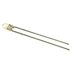 Kingbright4.2 V Green LED 3mm Through Hole, L-7104VGCK