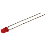 Vishay2 V Red LED 3mm Through Hole, TLHR4400