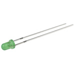 Wurth Elektronik2.4 V Green LED 3mm Through Hole, WL-TMRC 151031VS04000