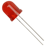 Kingbright2.5 V Red LED 10 mm Through Hole, L-813SRD-C