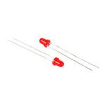 Kingbright2.5 V Red LED 3mm Through Hole, L-1154ID
