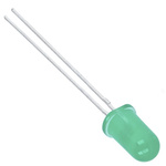 Kingbright2.5 V Green LED 5mm Through Hole, L-1503CGDK