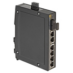 Harting Unmanaged Ethernet Switch, 6 RJ45 port, 24V dc, 10/100Mbit/s Transmission Speed, DIN Rail Mount Ha-VIS eCon