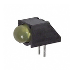 Dialight Yellow PCB LED Indicator Through Hole, 550 550-0307F