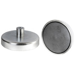 Eclipse 10mm Threaded Hole Samarium Alloy Pot Magnet, 2kg Pull