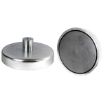 Eclipse 13mm Threaded Hole Samarium Alloy Pot Magnet, 4kg Pull