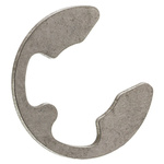 Stainless Steel E Type Circlip, 20mm Shaft Diameter, 15mm Groove Diameter