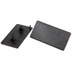 Bosch Rexroth Black Polypropylene Rectangular End Cap 45 x 90 mm strut profile , Groove 10mm