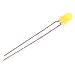 Vishay3 V Yellow LED 3mm Through Hole, TLHY4400