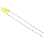 Vishay2.9 V Yellow LED 3mm Through Hole, TLLY4401