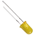 Vishay3 V Yellow LED 5mm Through Hole, TLHY6400