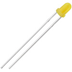 Wurth Elektronik2.4 V Yellow LED 3mm Through Hole, WL-TMRC 151031YS06000