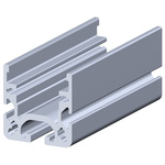 RS PRO Roller Guide Rail, 40 x 40 mm, 5mm Groove , 1000mm Length