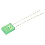 Kingbright2.5 V Green LED Rectangular Through Hole, L-113GDT