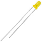 Kingbright2.5 V Yellow LED 3mm Through Hole, L-132XYD