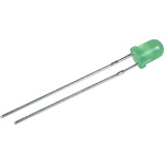 Kingbright2.5 V Green LED 4 mm Through Hole, L-43GD